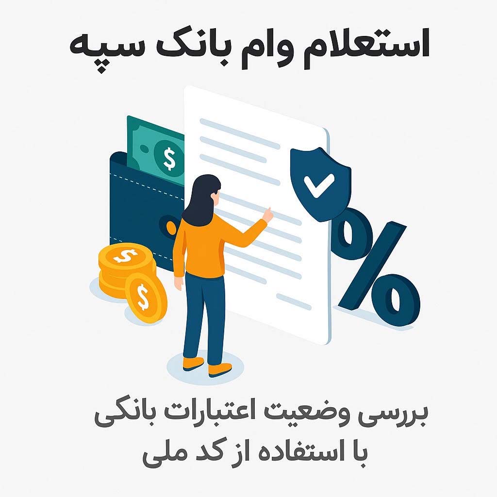 استعلام وام و تسهیلات بانک سپه